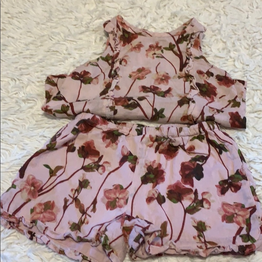Victoria Beckham for target shirt and short set